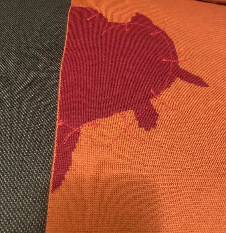 Vivienne Westwood Vivienne Westwood Red double-sided love scarf Size ONE SIZE - 8 Thumbnail