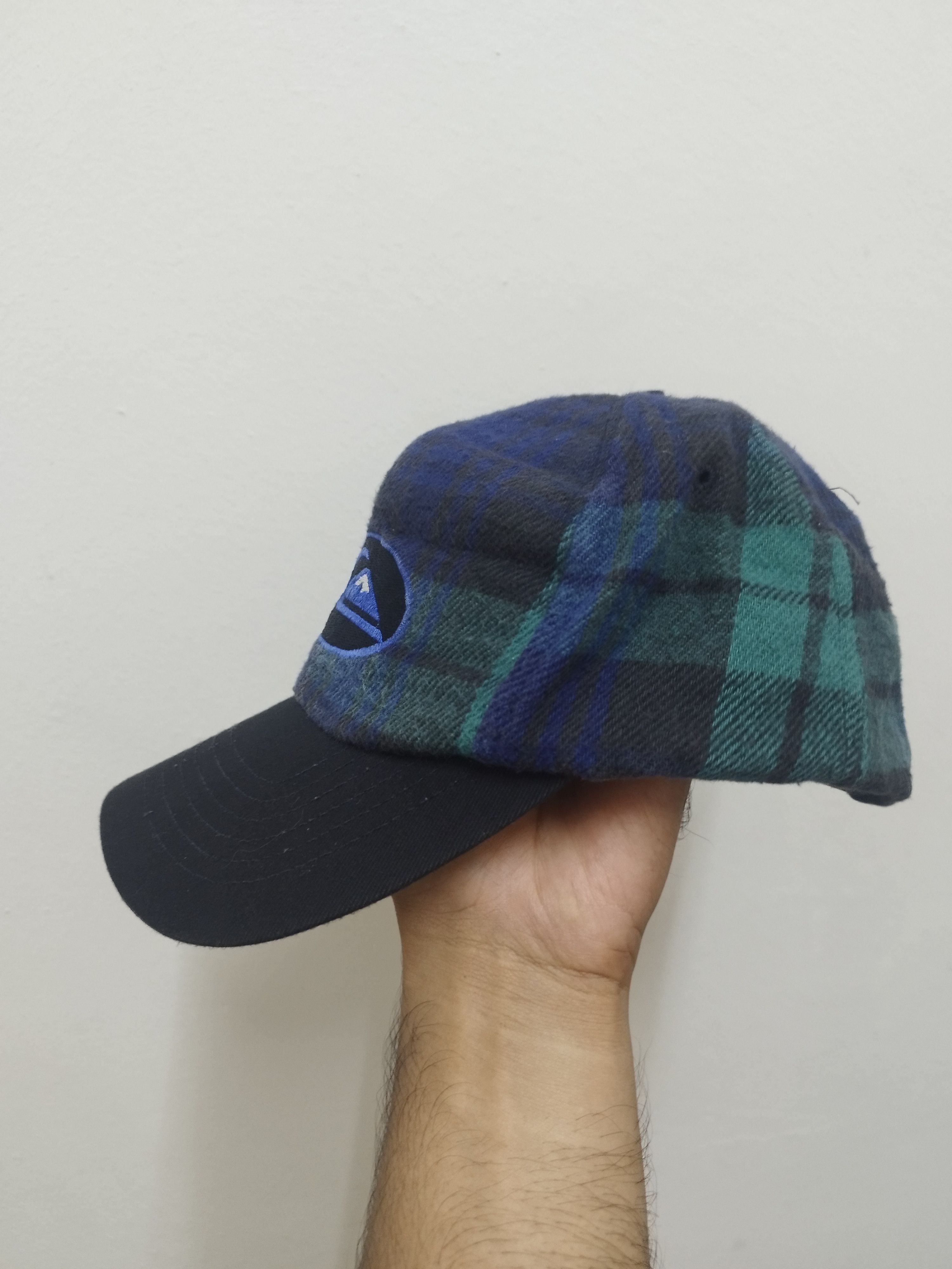 Quiksilver Vintage Quiksilver Plaid Cap Size ONE SIZE - 3 Thumbnail