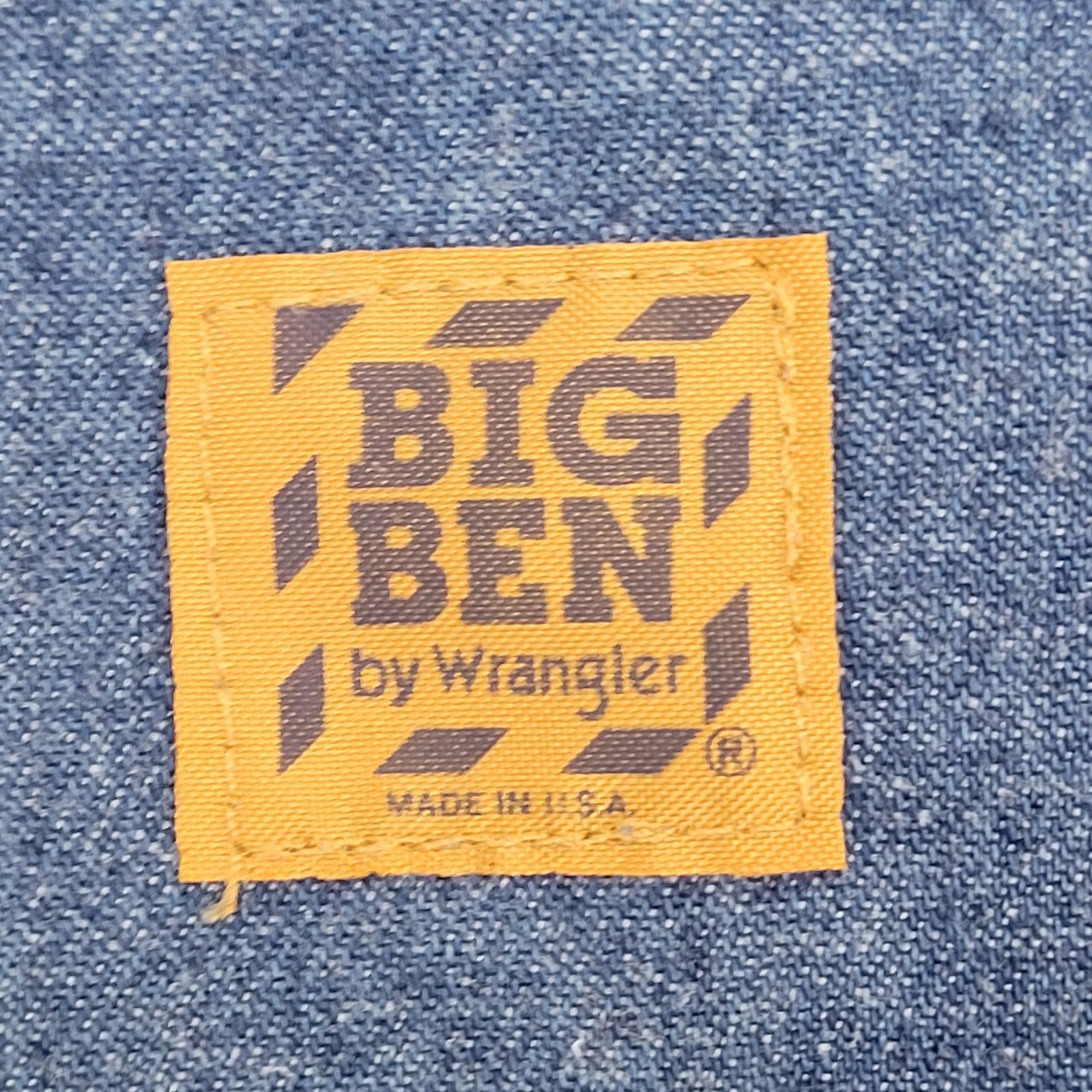 Wrangler VTG Big Ben Wrangler CCI HCSD Prison Denim Chore Coat Medium Size US M / EU 48-50 / 2 - 5 Thumbnail