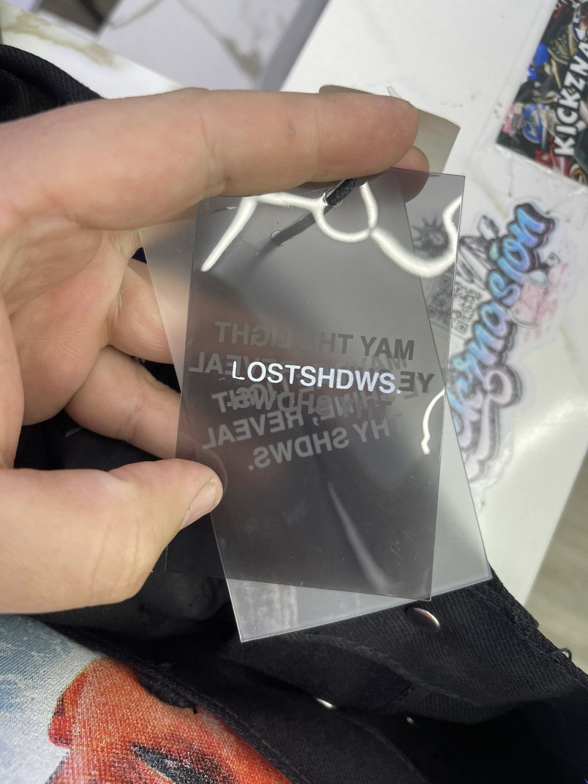 LOSTSHDWS Lost Shdws Denim jeans ( black/cream) Size US 30 / EU 46 - 7 Thumbnail
