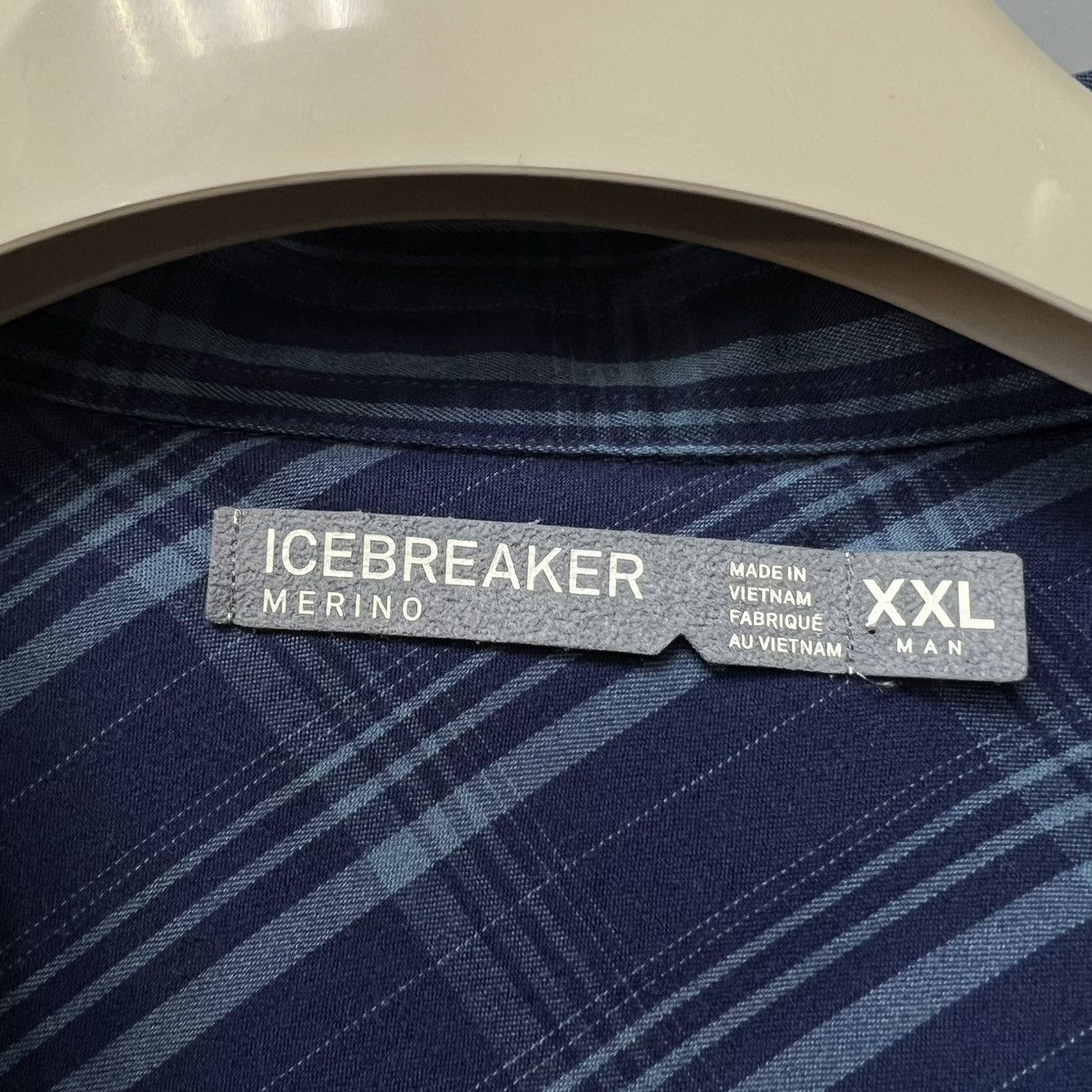 Icebreaker Icebreaker Merino Plaid Button Down Wool Blend Shirt Blue Size US XXL / EU 58 / 5 - 9 Thumbnail
