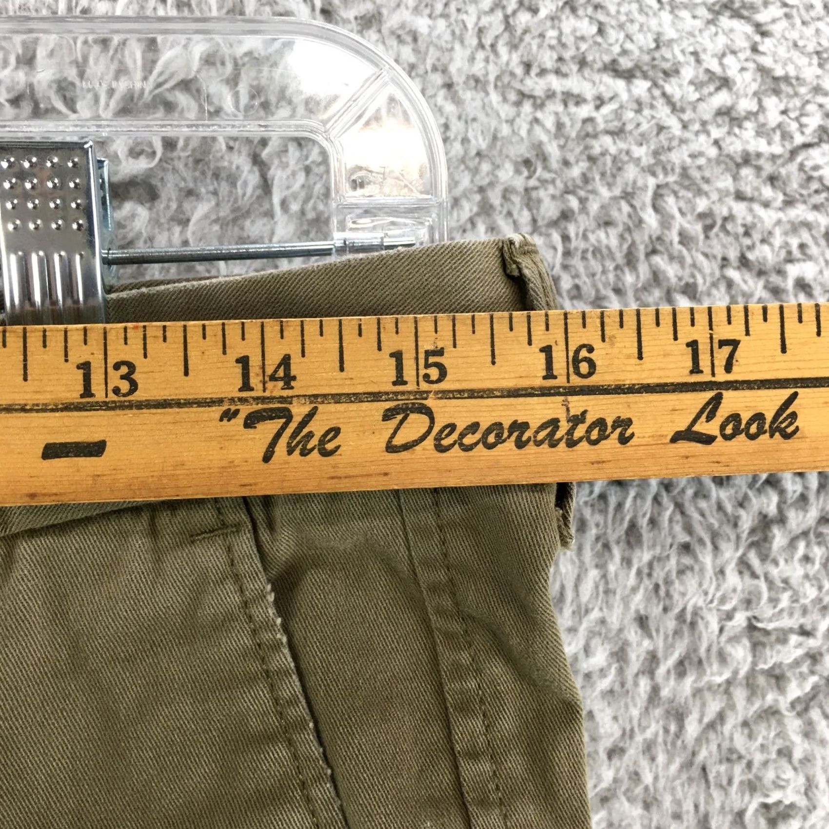Banana Republic Banana Republic Stretch Wide-Leg Weekend Chino Pants Womens 4 Green Zip Regular Length Inseam 31.5in Classic Comfort Pockets Satin? (not allowed) Size 27" / US 4 / IT 40 - 5 Thumbnail