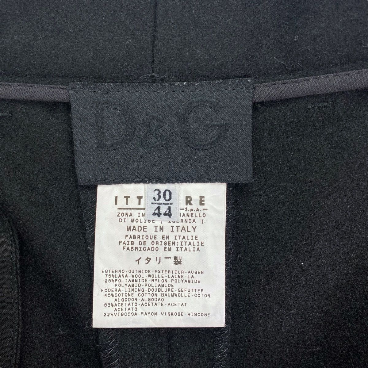 Dolce & Gabbana Vintage Dolce & Gabbana Wool Blend Zip-Hem Trousers Size US 32 / EU 48 - 13 Thumbnail