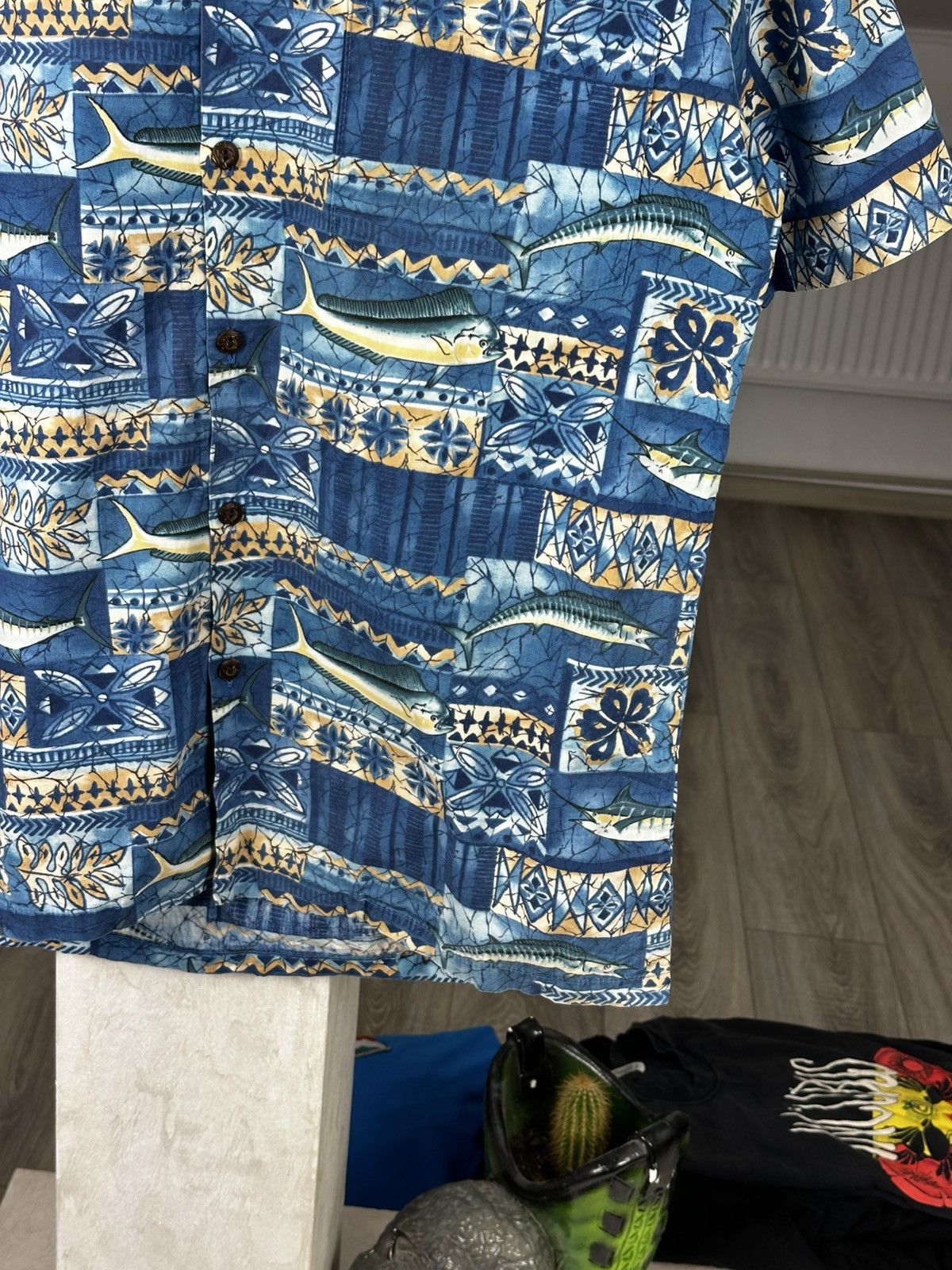 Vintage VINTAGE HAWAII SHIRT MADE IN USA Size US L / EU 52-54 / 3 - 4 Thumbnail