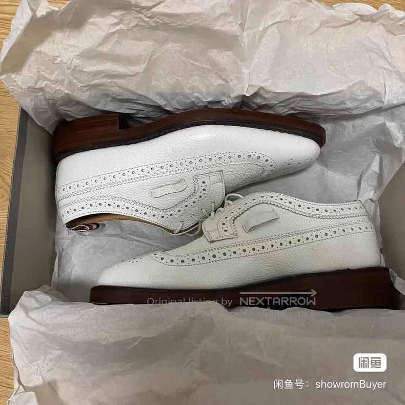 Thom Browne Thom Browne Wooden sole colorful ribbon leather shoes Size US 5.5 / IT 35.5 - 9 Thumbnail