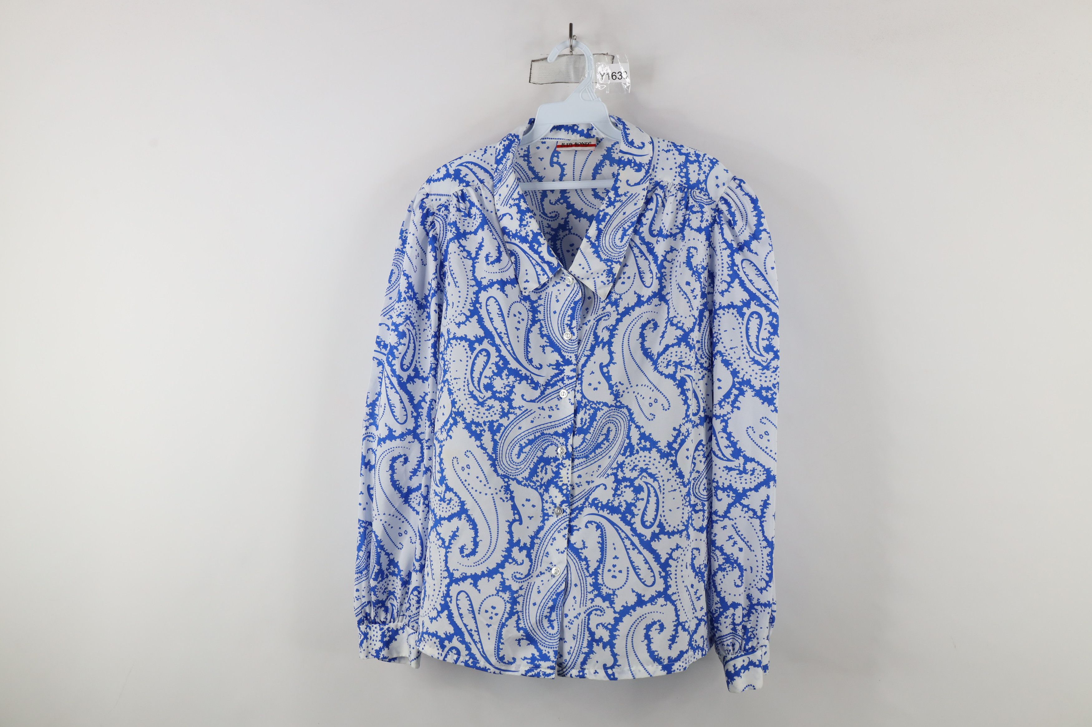 Vintage Vintage 90s Streetwear Collared Button Shirt Blue USA Size XXL / US 16-18 / IT 52-54 - 1 Thumbnail
