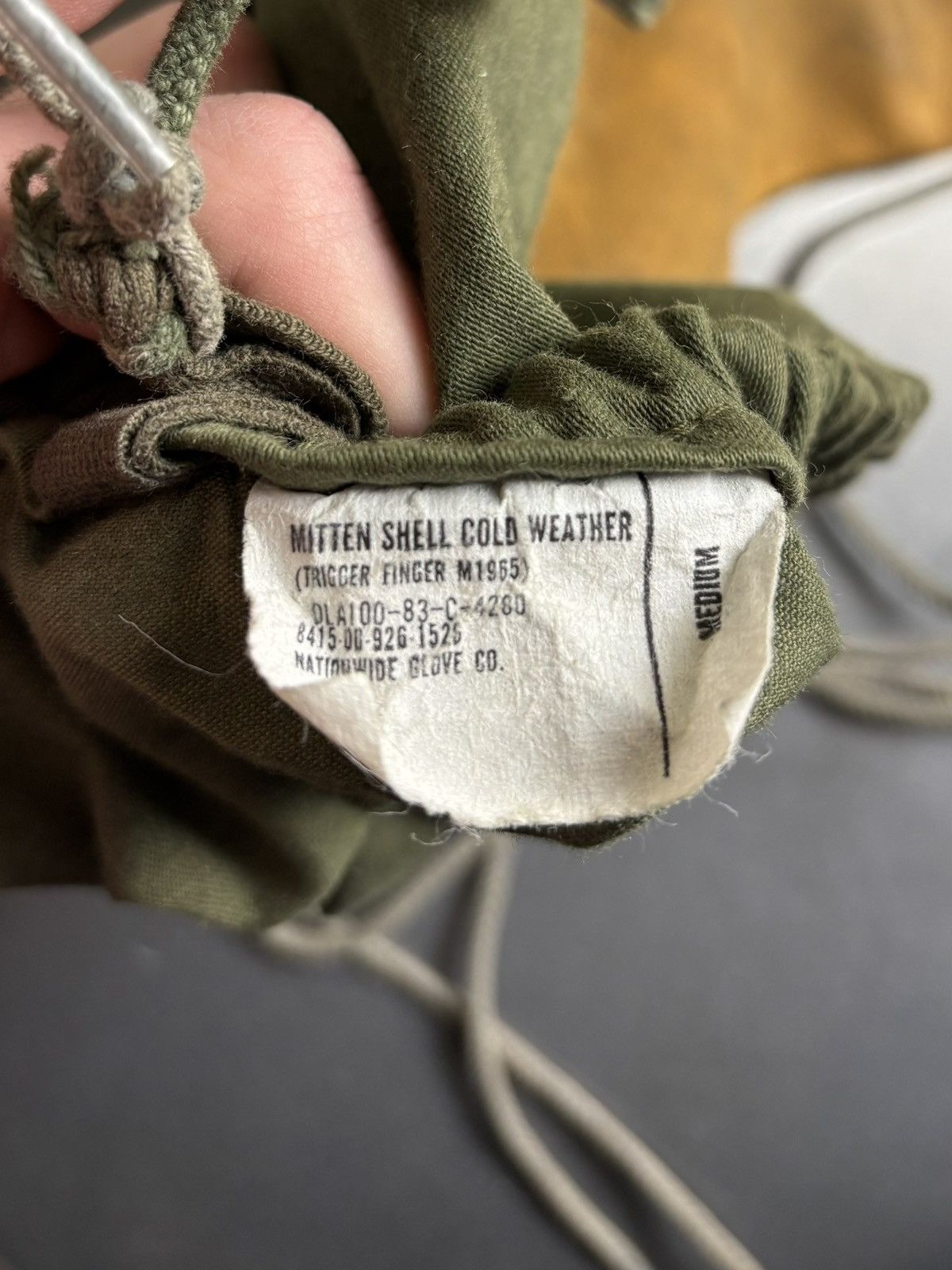 Vintage Vintage M-65 Trigger Mittens Vietname Shooting Mitts Cold We Size ONE SIZE - 4 Thumbnail
