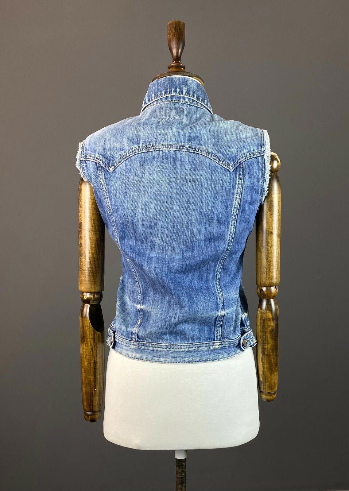 Edwin Edwin W'Chanty Vest Blue Denim Sleeveless Vest Jacket Size S Size S / US 4 / IT 40 - 4 Thumbnail