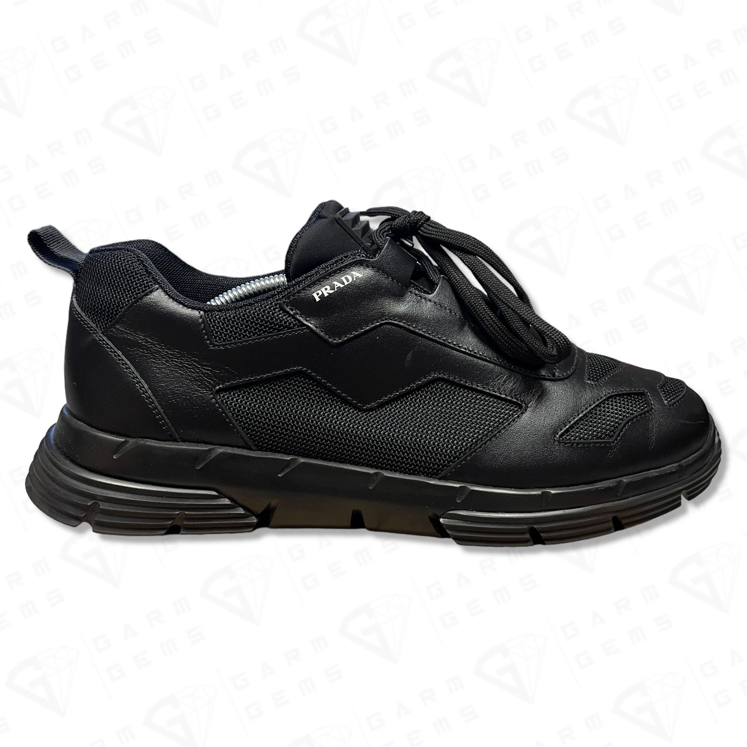 Prada Prada Geometric Panelled Low Top Twist Trainers Size US 10 / EU 43 - 1 Thumbnail