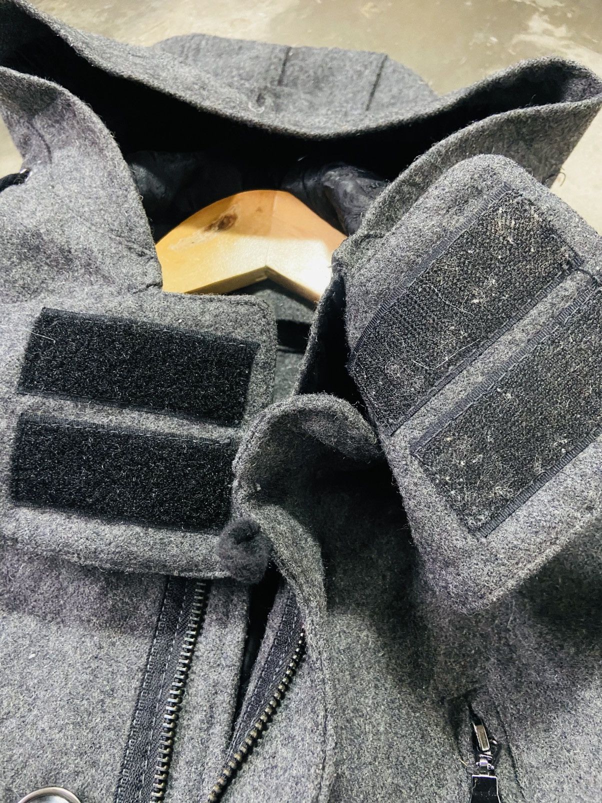 semanticdesign Semantic Design Multipocket Hoodie Wool Jacket Size M / US 6-8 / IT 42-44 - 13 Thumbnail