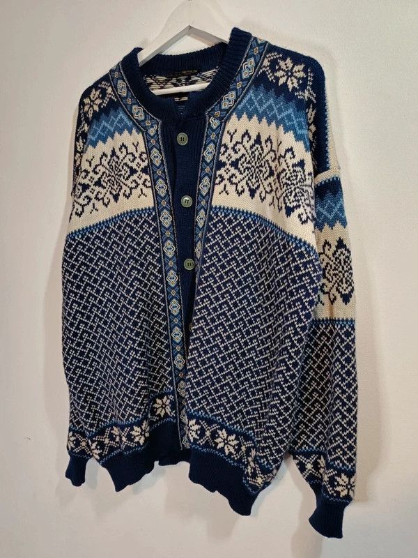 Dale Of Norway Vintage Nordstrikk Wool Cardigan Size US L / EU 52-54 / 3 - 4 Thumbnail