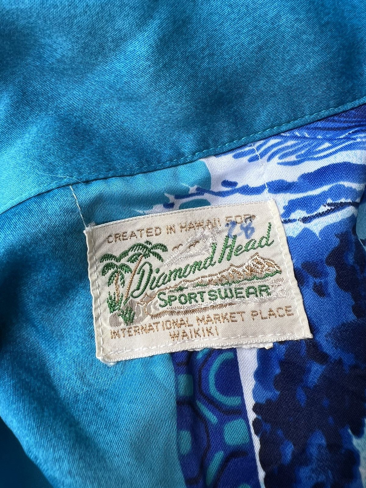Diamond Head Vintage 70s Diamond Head Sportswear Hawaiian Shirt Size US L / EU 52-54 / 3 - 20 Thumbnail