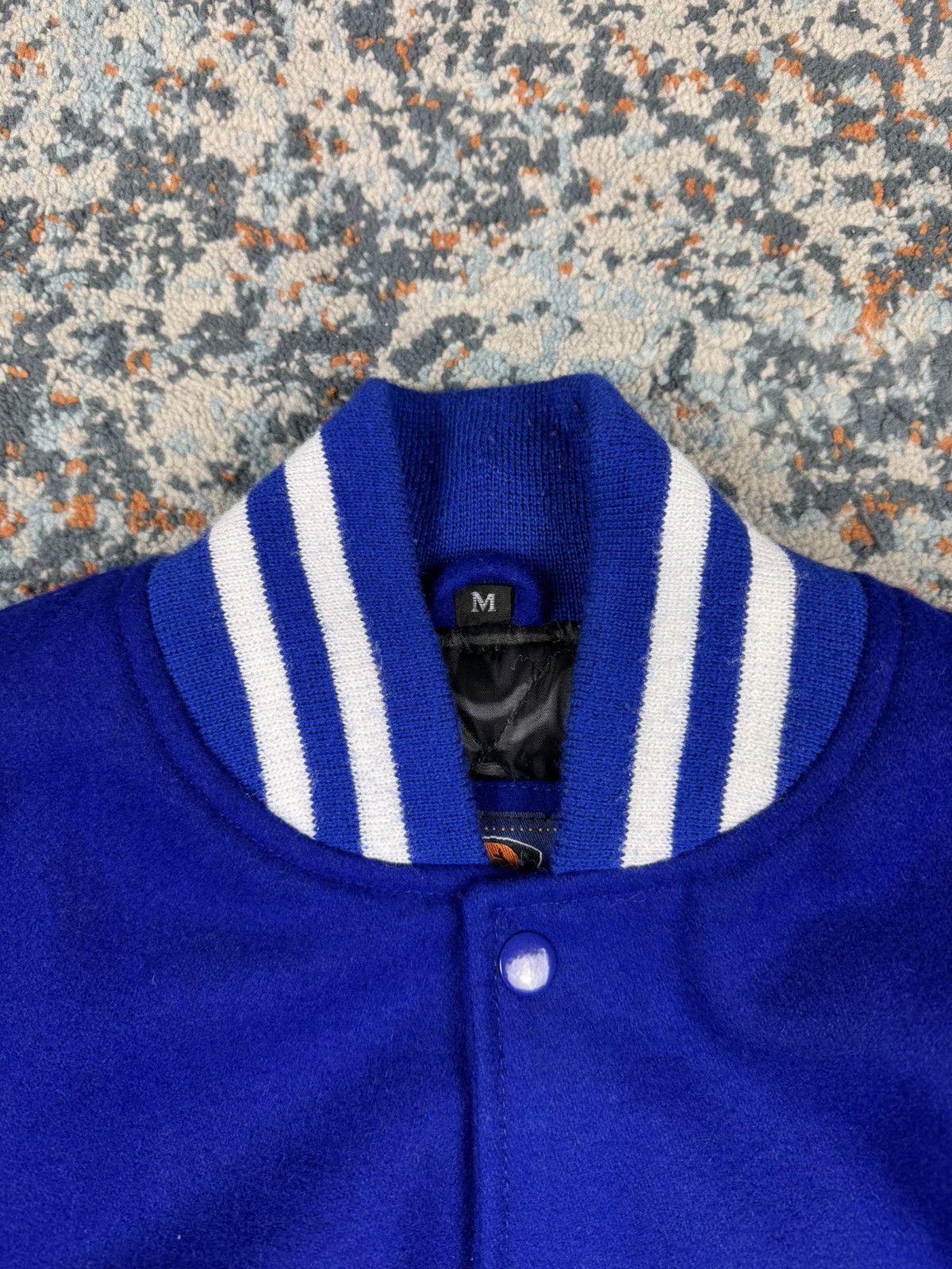 Vintage Vintage 90s Ultramarine wool Varsity Jacket Size US M / EU 48-50 / 2 - 10 Thumbnail