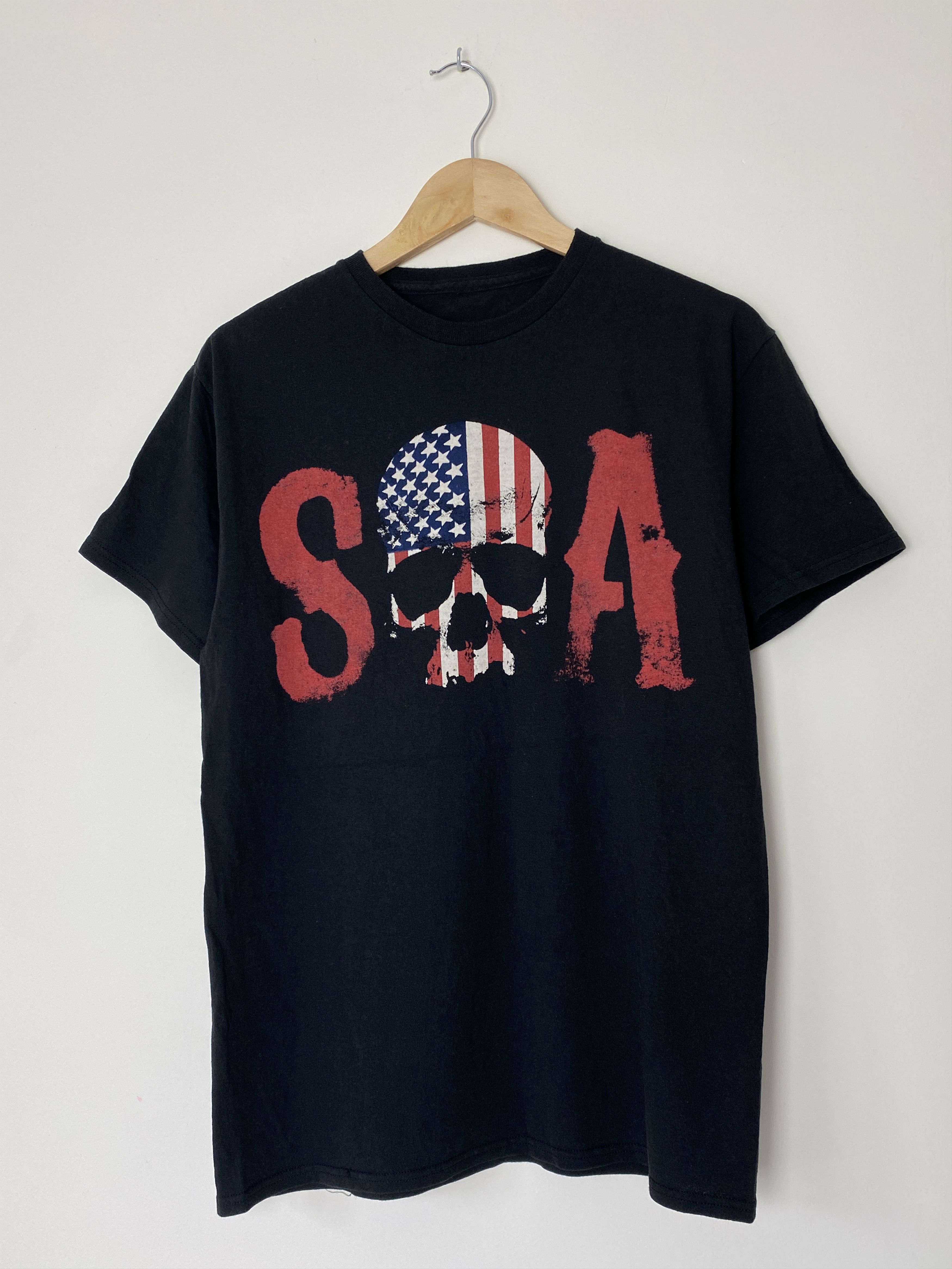 Other Sons Of Anarchy Road Gear Movie Promo USA Flag Skull T-Shirt Size US M / EU 48-50 / 2 - 1 Thumbnail