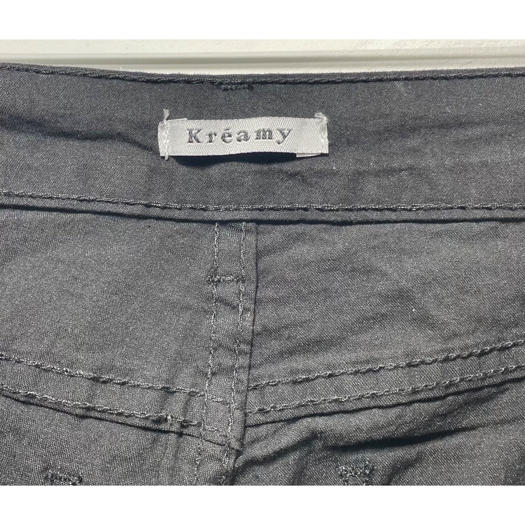 Other Kreamy - Women's Cozy Cargo Jogger Pants With Multi Pockets Size 29" - 10 Thumbnail