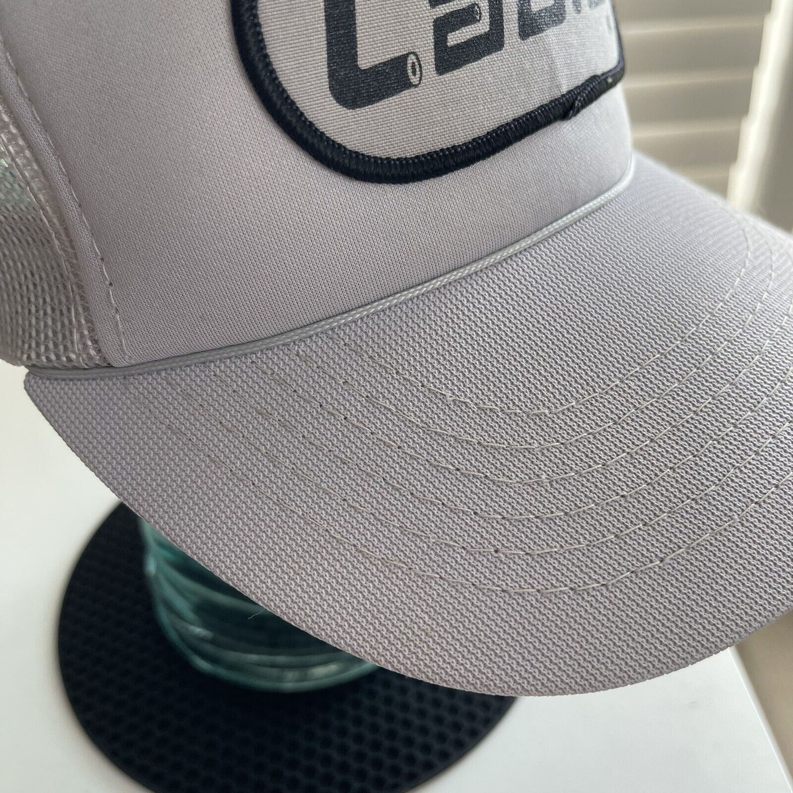Vintage Vtg Mesh Trucker Hat Dynamic Cables Gray White Rope Rare Size ONE SIZE - 5 Thumbnail