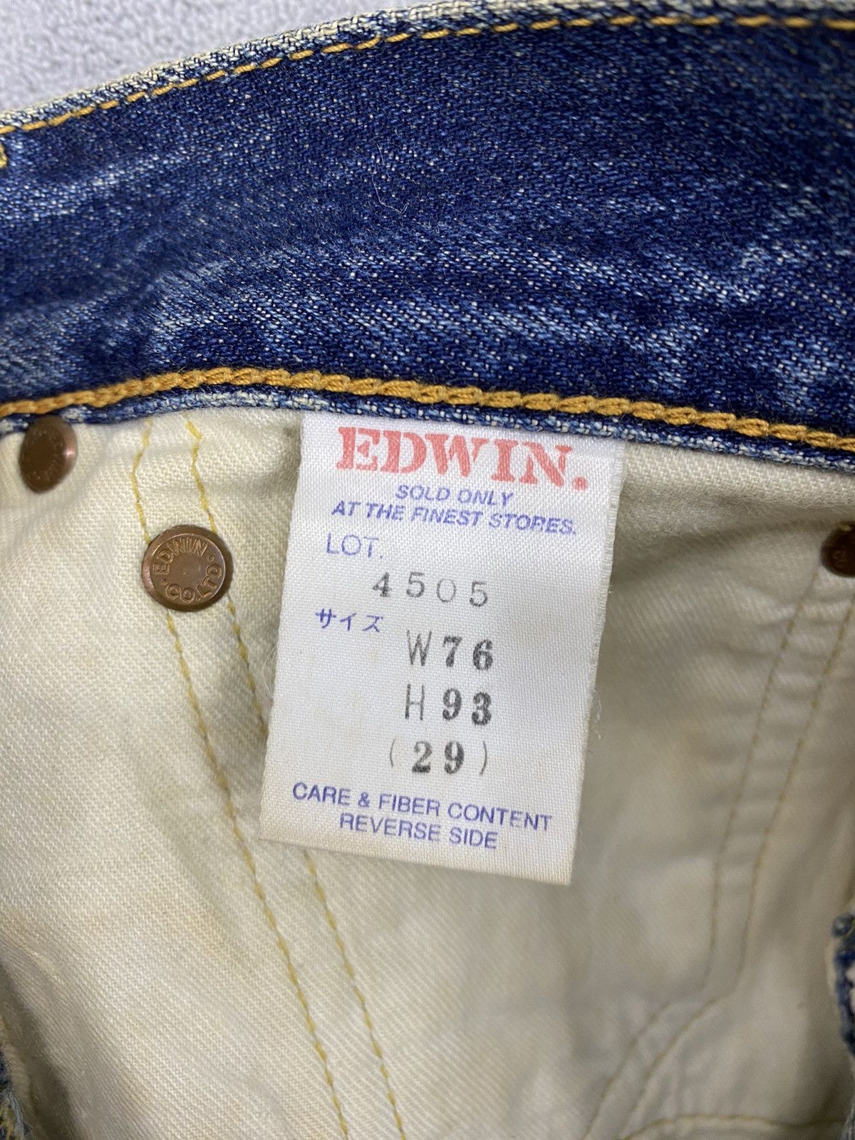 Edwin 🇯🇵 Vintage 505X Jeans Selvedge Size US 29 - 11 Thumbnail