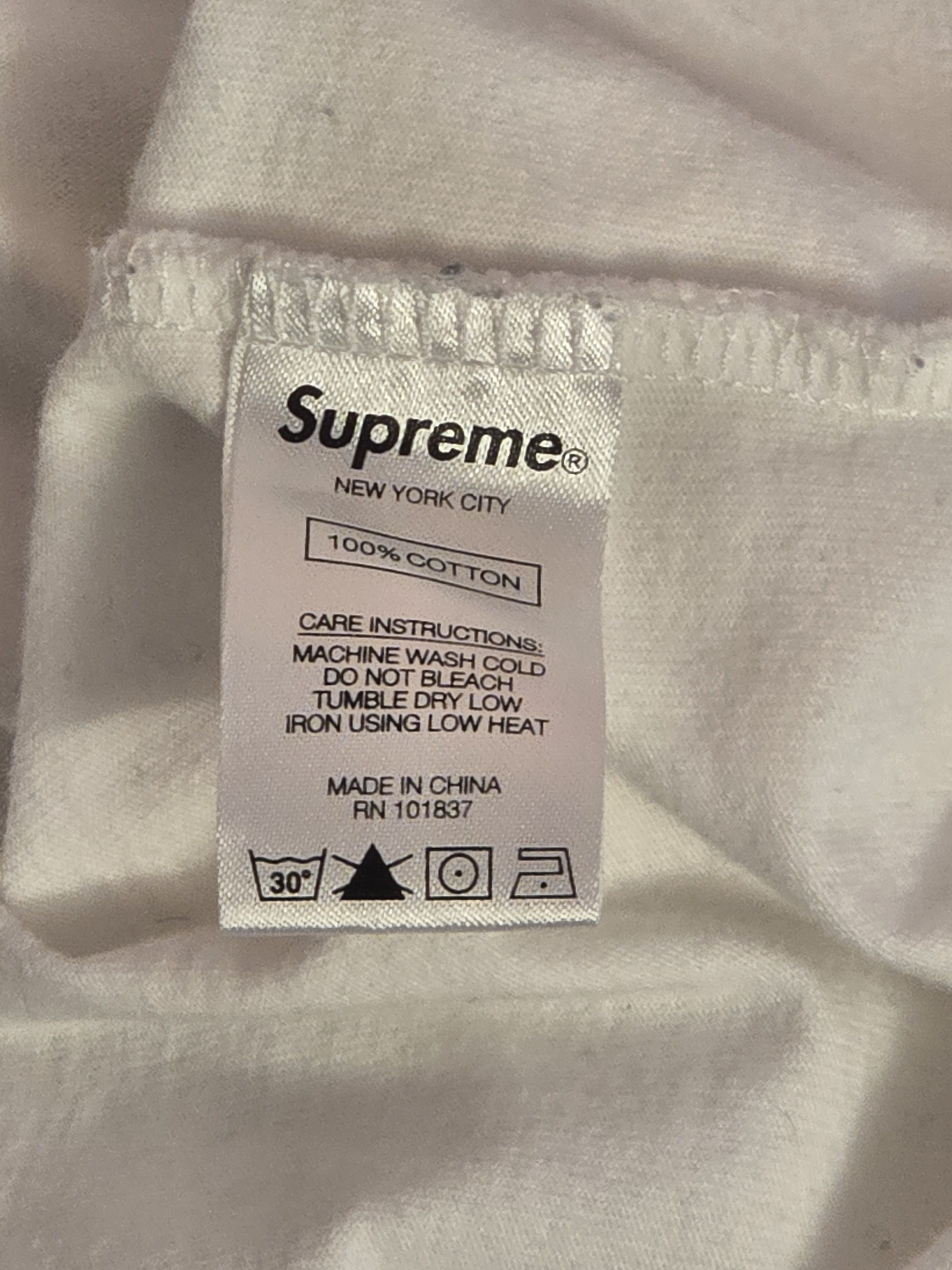 Supreme Supreme Woven Label Longsleeve Size US XL / EU 56 / 4 - 5 Thumbnail