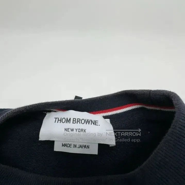Thom Browne Thom Browne Classic Navy Sweatshirt for Men. Size US M / EU 48-50 / 2 - 2 Thumbnail