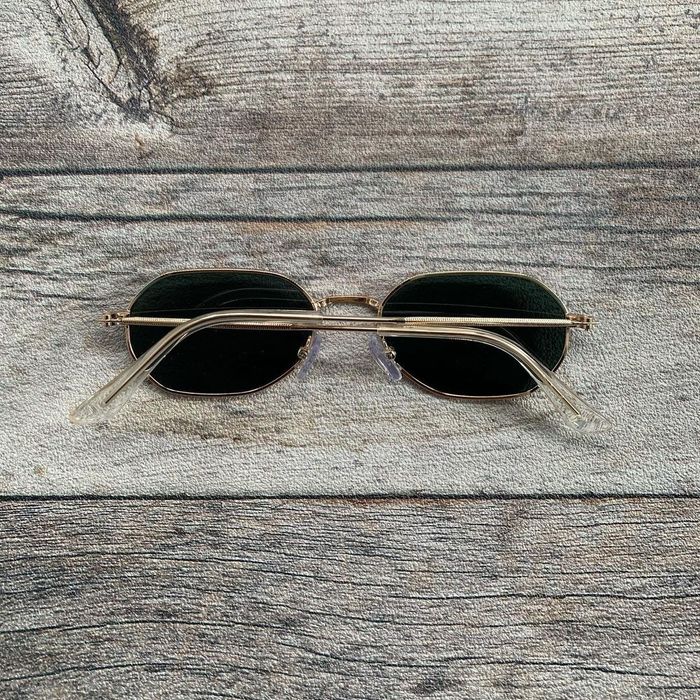 Electric Visual Sunglasses Logos vintage gold dark green Grailed