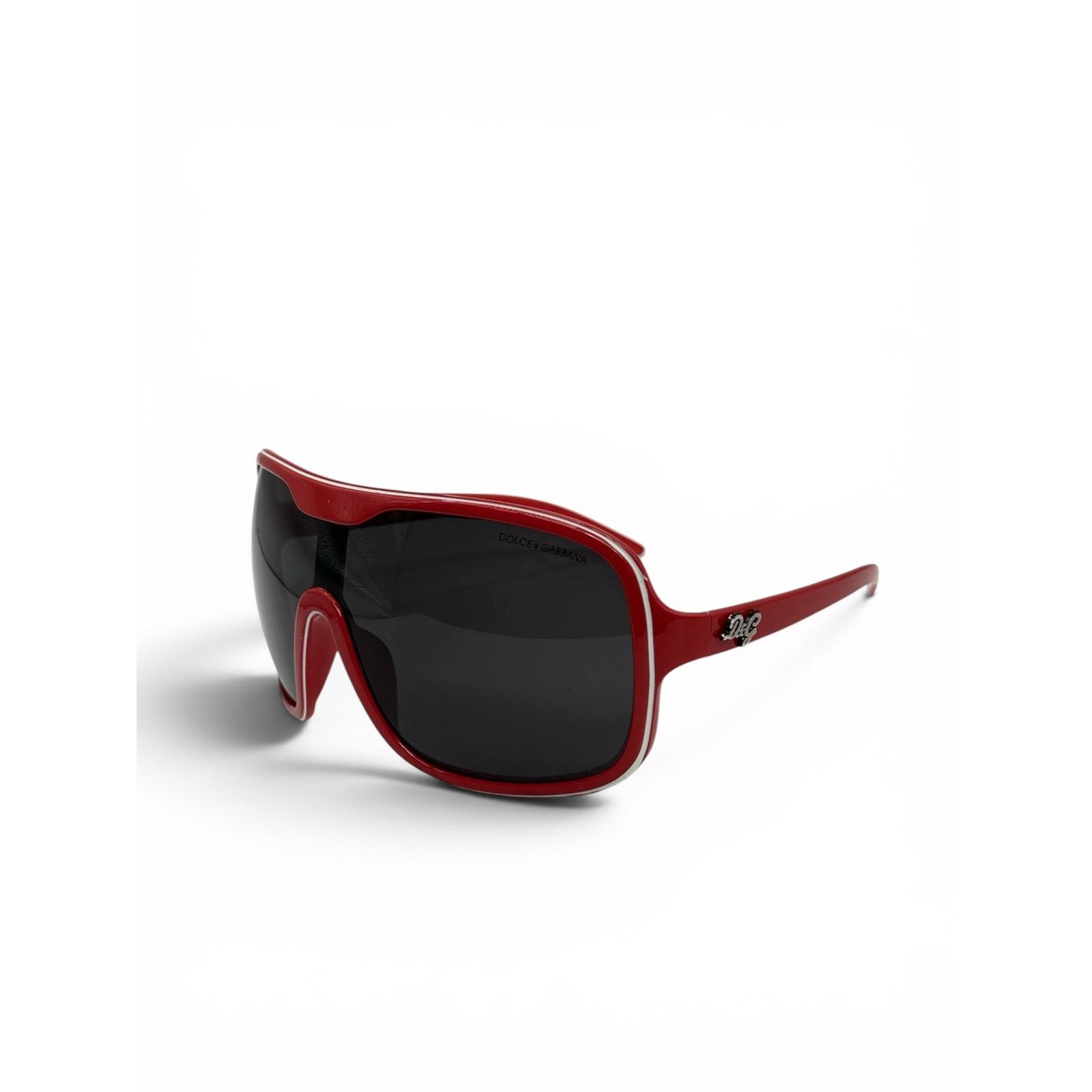 Dolce & Gabbana Dolce & Gabbana Red Shield Sunglasses Size ONE SIZE - 4 Thumbnail