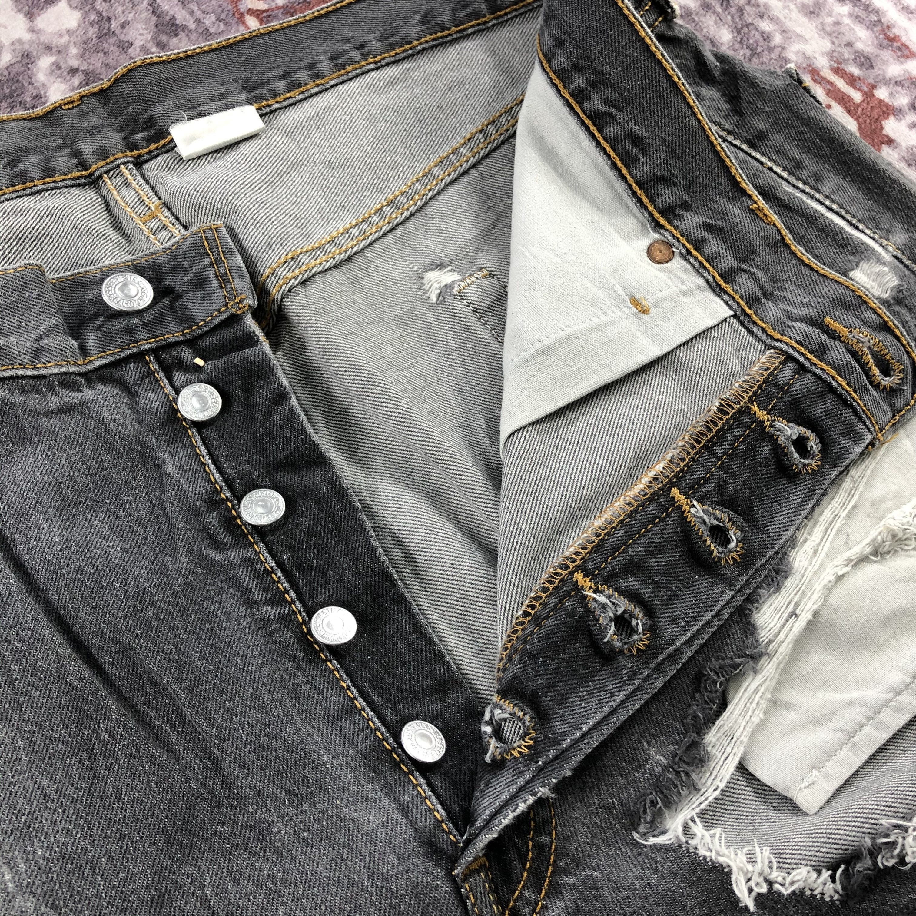 Levi's Vintage 90s Levis 501 Jeans-JM2667 Size US 37 - 14 Thumbnail