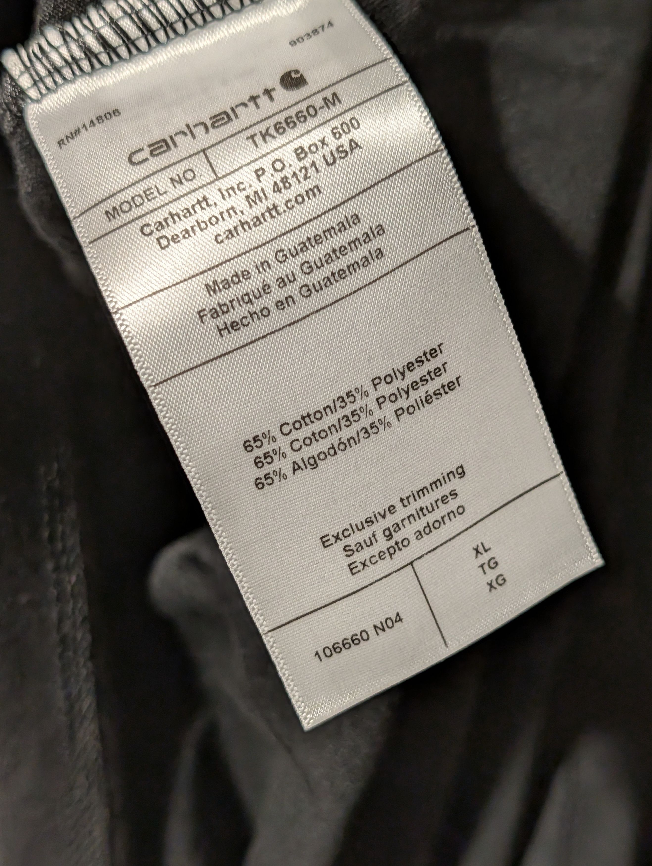 Carhartt Carhartt Force Relaxed Fit 1/4 Zip Pocket Pullover Workwear Size US XL / EU 56 / 4 - 6 Thumbnail