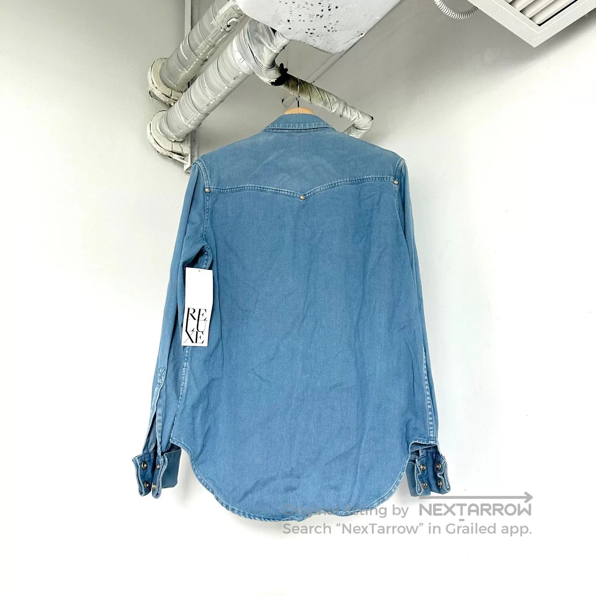 Balmain Balmain Lion Head Button Denim Shirt. Size US XS / EU 42 / 0 - 2 Thumbnail
