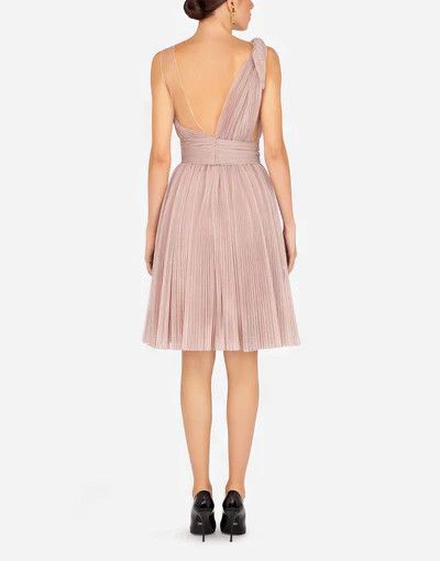 Dolce & Gabbana o1y0825 Midi Dress in Blush Size XS / US 0-2 / IT 36-38 - 5 Thumbnail