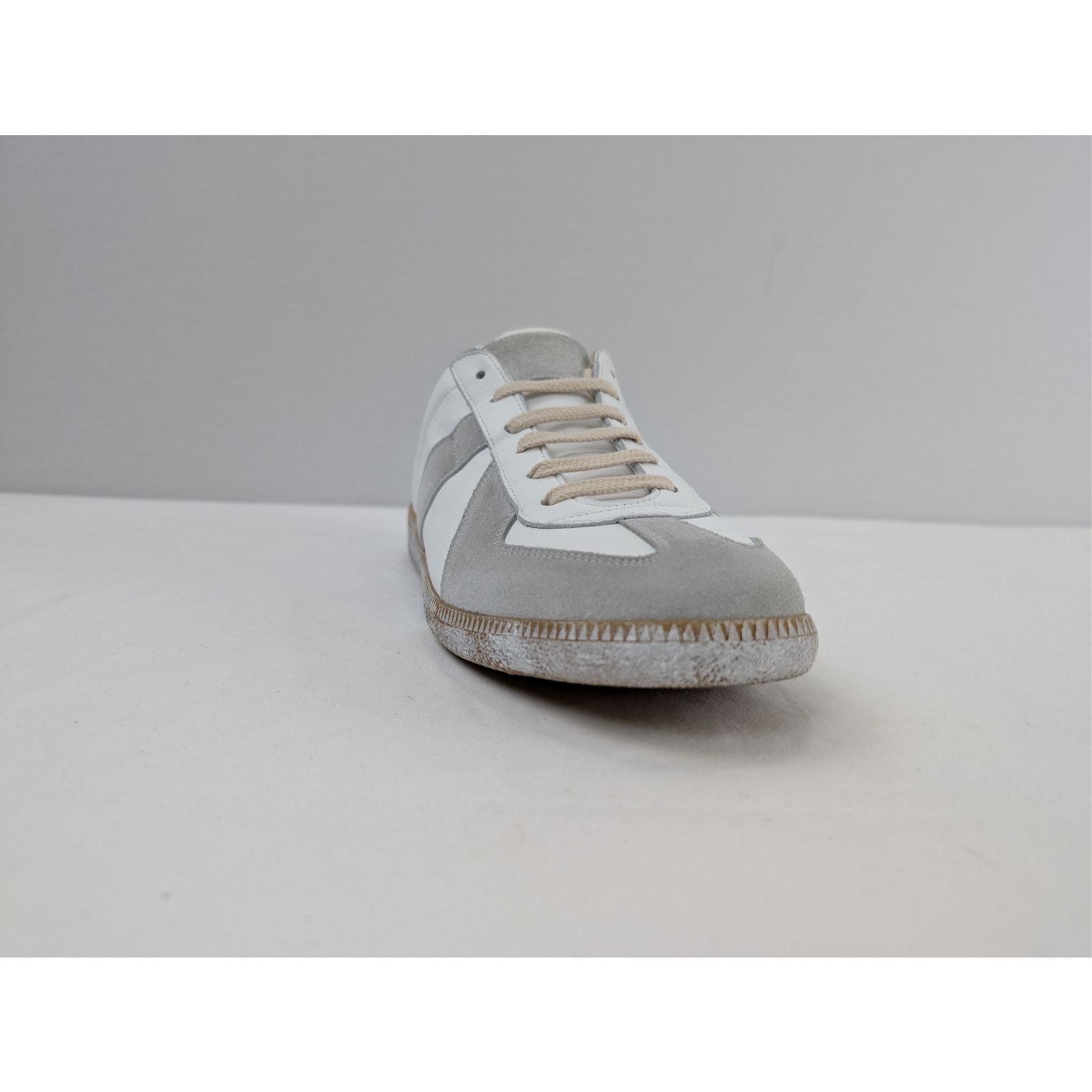 Maison Margiela o1rshd1 Replica sneakers in white and gray leather and suede Size US 13 / EU 46 - 2 Thumbnail