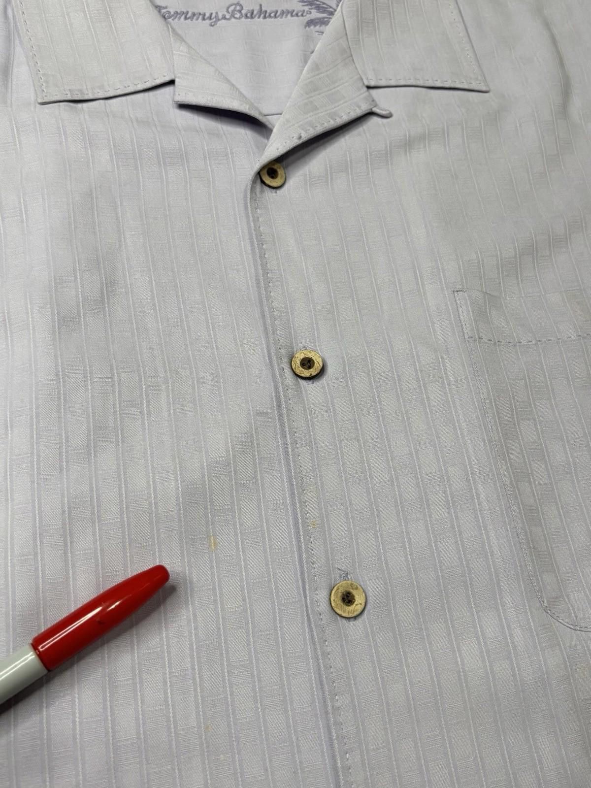 Tommy Bahama Tommy Bahama Shirt Mens 2XB Silk Button Up Hawaiian Purple Size US XXL / EU 58 / 5 - 10 Thumbnail