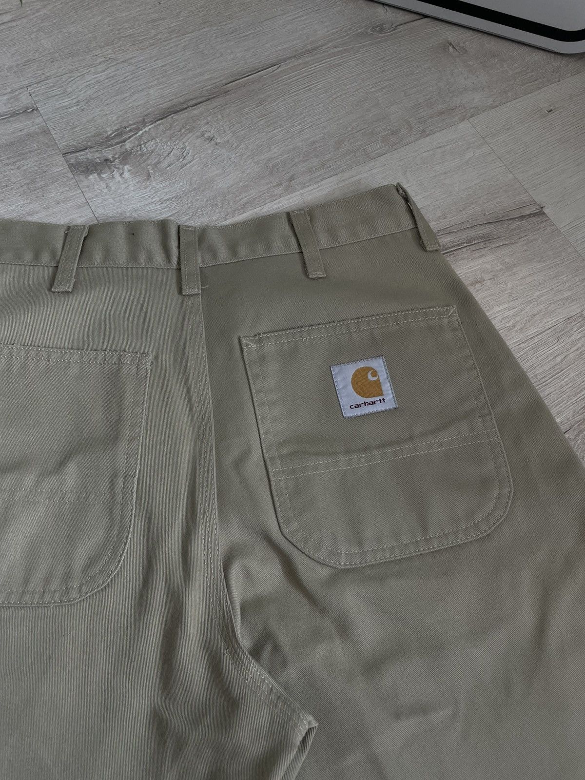 Carhartt × Vintage Vintage Carhartt Simple Bermuda Shorts With Logo Y2k Workwea Size 27" / US 4 / IT 40 - 4 Thumbnail
