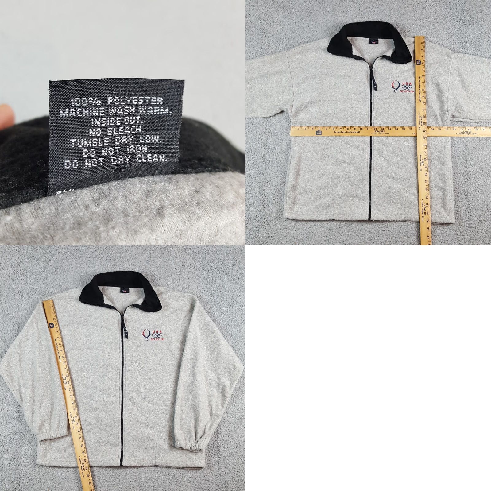 Vintage VINTAGE Olympic Beijing Olympics USA Zip Up Fleece Men's Size L Retro Windbreaker Jacket Size US L / EU 52-54 / 3 - 8 Thumbnail