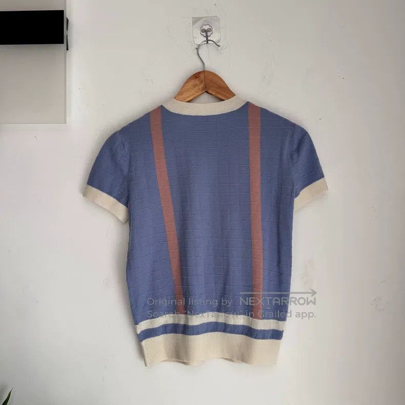 Hermes Hermes Knitted short-sleeved top Size XXS / US 00 / IT 34 - 6 Thumbnail