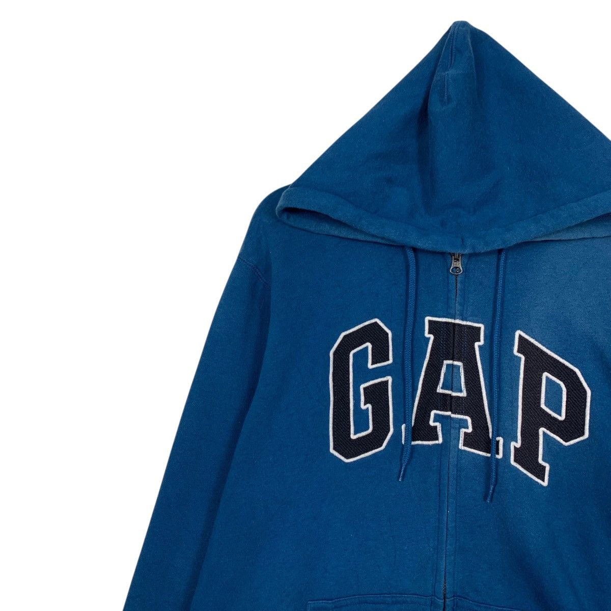 Gap GAP Spellout Big Logo Zipper Hoodie Sweatshirt #3617-C165 Size US M / EU 48-50 / 2 - 3 Thumbnail