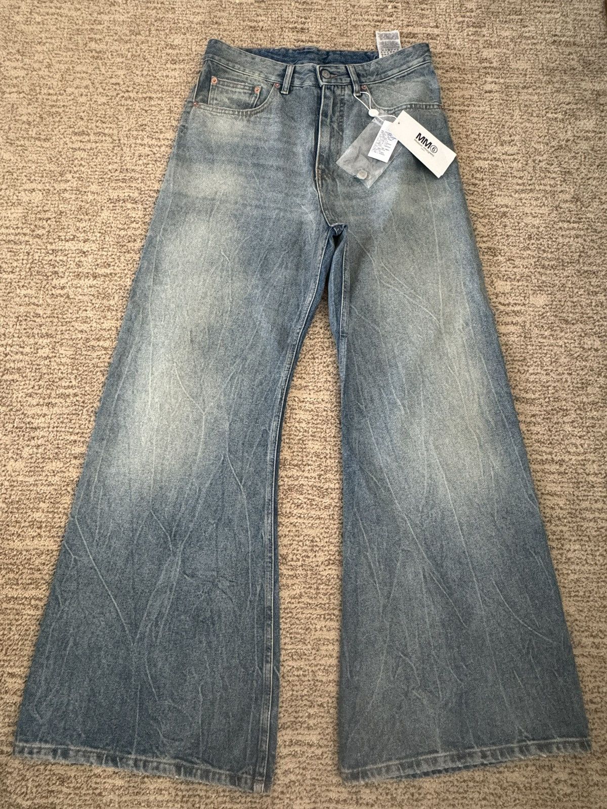 Balenciaga MM6 maison margiela blue oversized jeans Size US 28 / EU 44 - 1 Thumbnail
