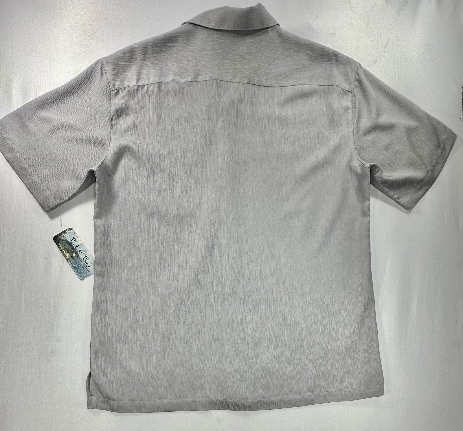 Batik Bay Batik Bay Short Sleeve Sport Shirt Gray Men's Medium Size US M / EU 48-50 / 2 - 2 Thumbnail