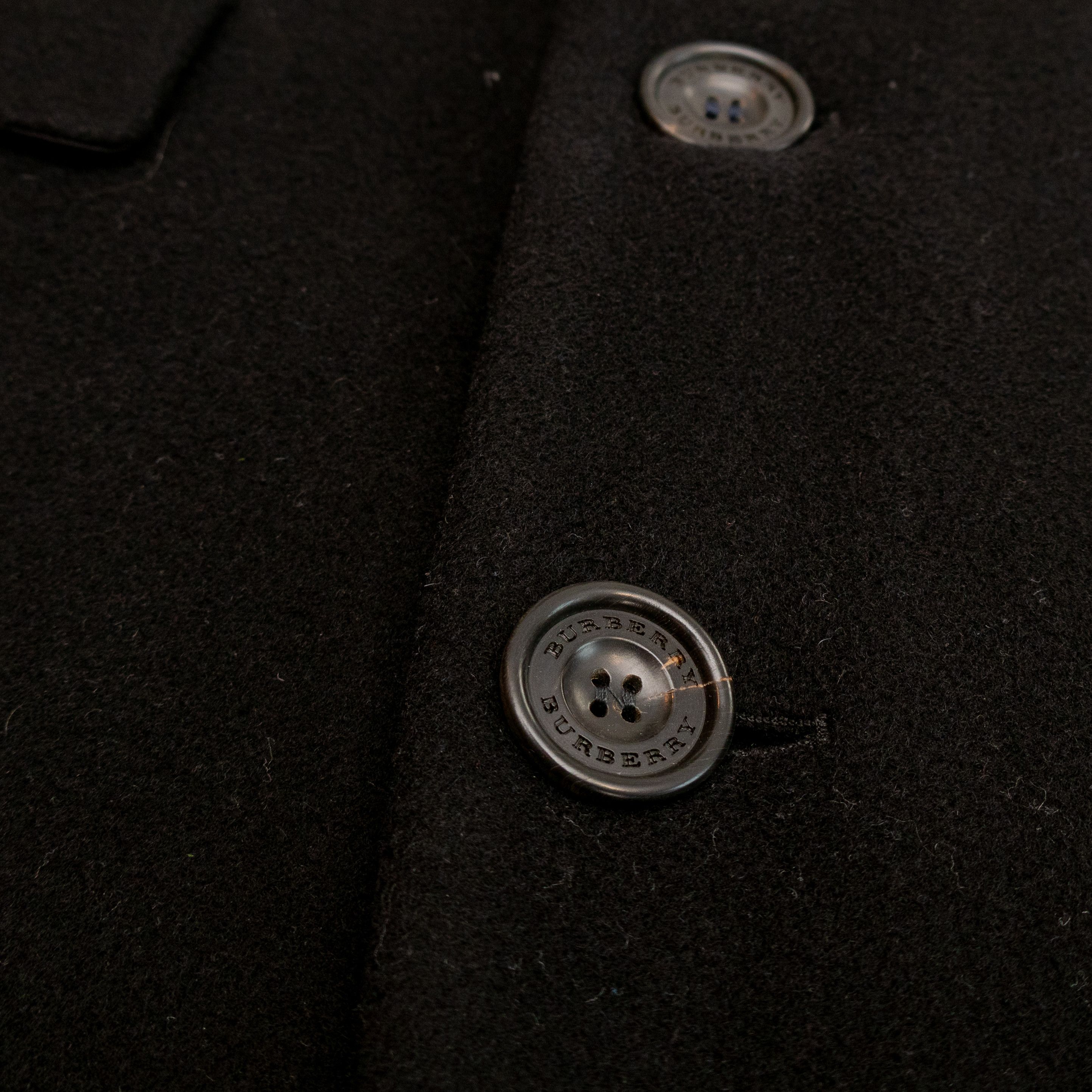 Burberry Burberry London Black Wool Cashmere Overcoat Mens Size 52 Size US L / EU 52-54 / 3 - 8 Thumbnail