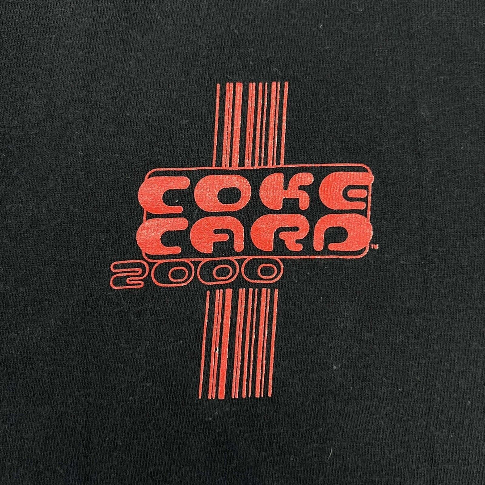 Vintage Vintage 2000 Coca Cola T Shirt Coke Card Faded Graphic Tee Size US L / EU 52-54 / 3 - 2 Thumbnail