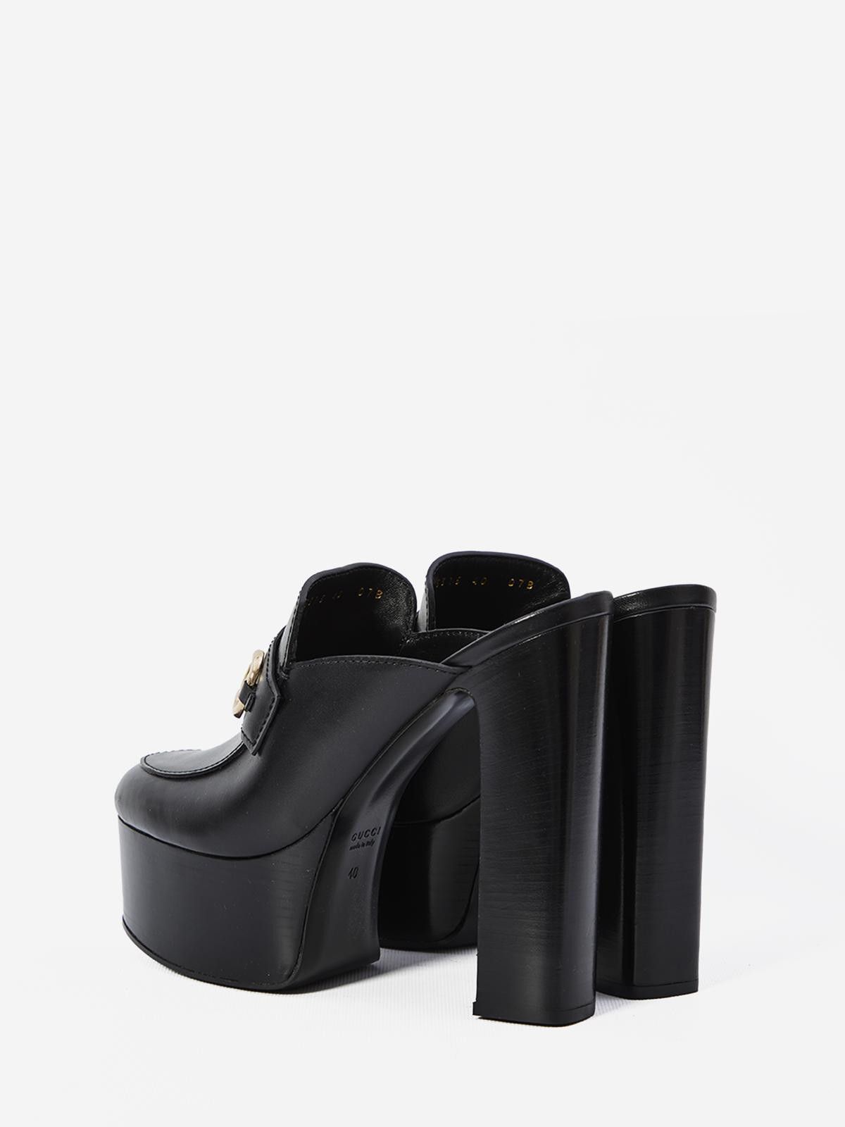 Gucci Gucci Horsebit Platform Mules Size US 5 / IT 35 - 3 Thumbnail