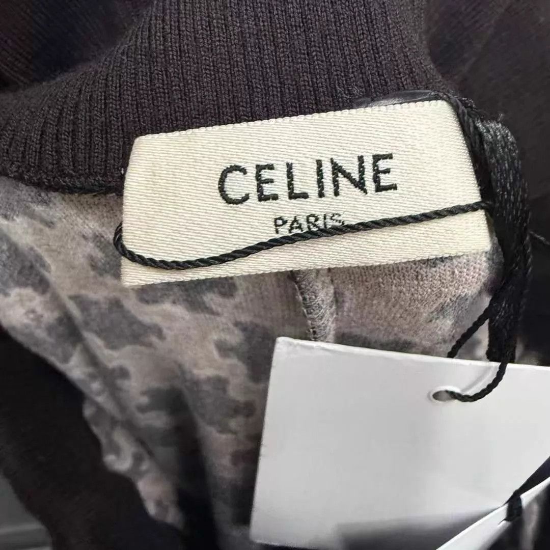 Celine Celine Triomphe Logo Pants Women's S New with Tags Size 26" / US 2 / IT 38 - 2 Thumbnail