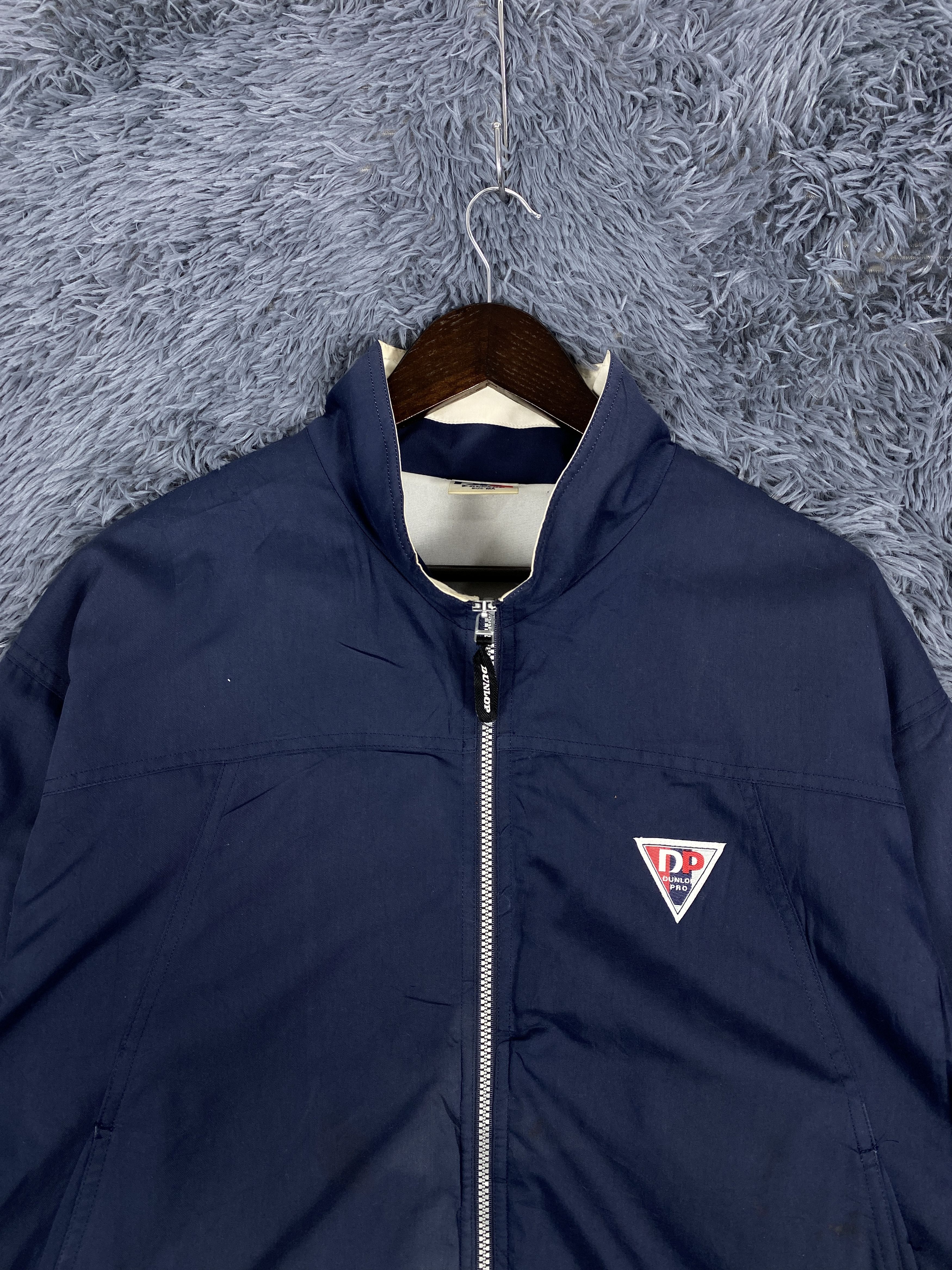 Dunlop Vintage Dunlop Zip Up Sport Light Jacket Size US M / EU 48-50 / 2 - 2 Thumbnail