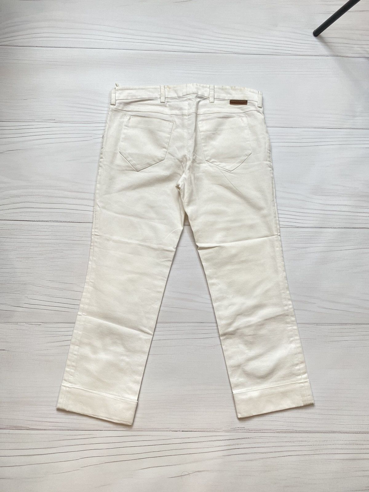 Prada Vintage Prada leather logo pants Size 26" / US 2 / IT 38 - 2 Thumbnail