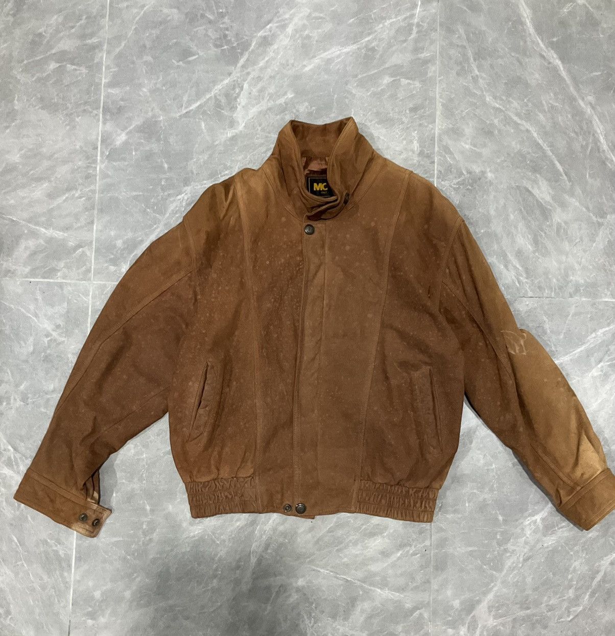 Vintage Italy Move and more Genuine Leather jacket mens Size US L / EU 52-54 / 3 - 1 Thumbnail