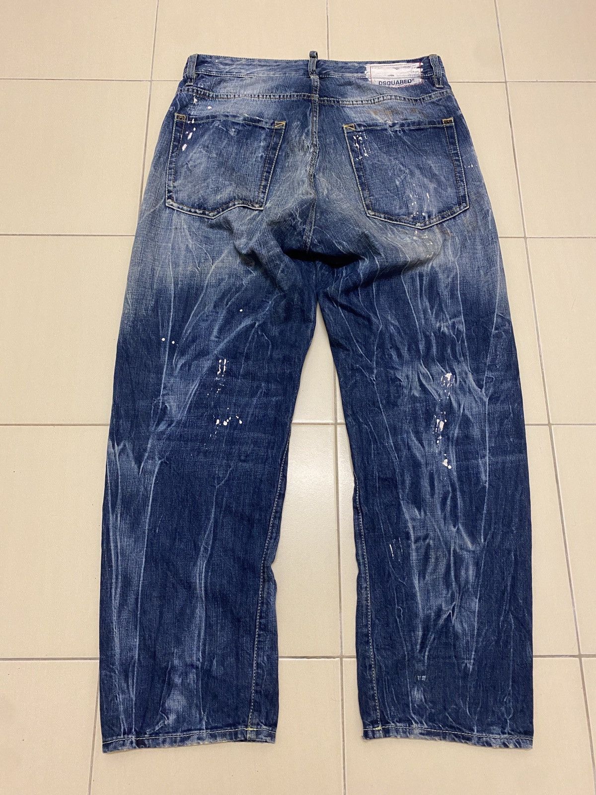Dsquared2 Dsquared2 SS2010 Distressed Paint Splatter Jeans Size US 34 / EU 50 - 7 Thumbnail