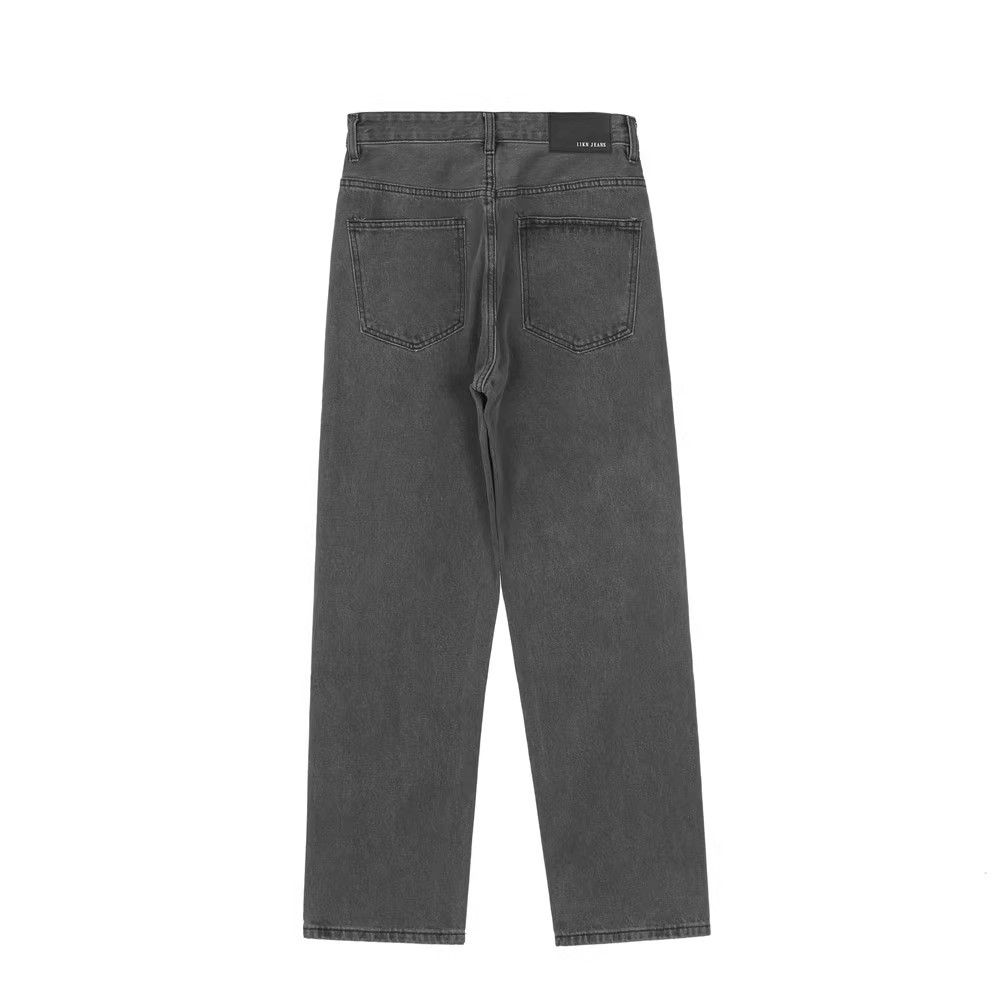 Japanese Brand × Jean Men's solid color washed distressed jeans Size US 32 / EU 48 - 2 Thumbnail
