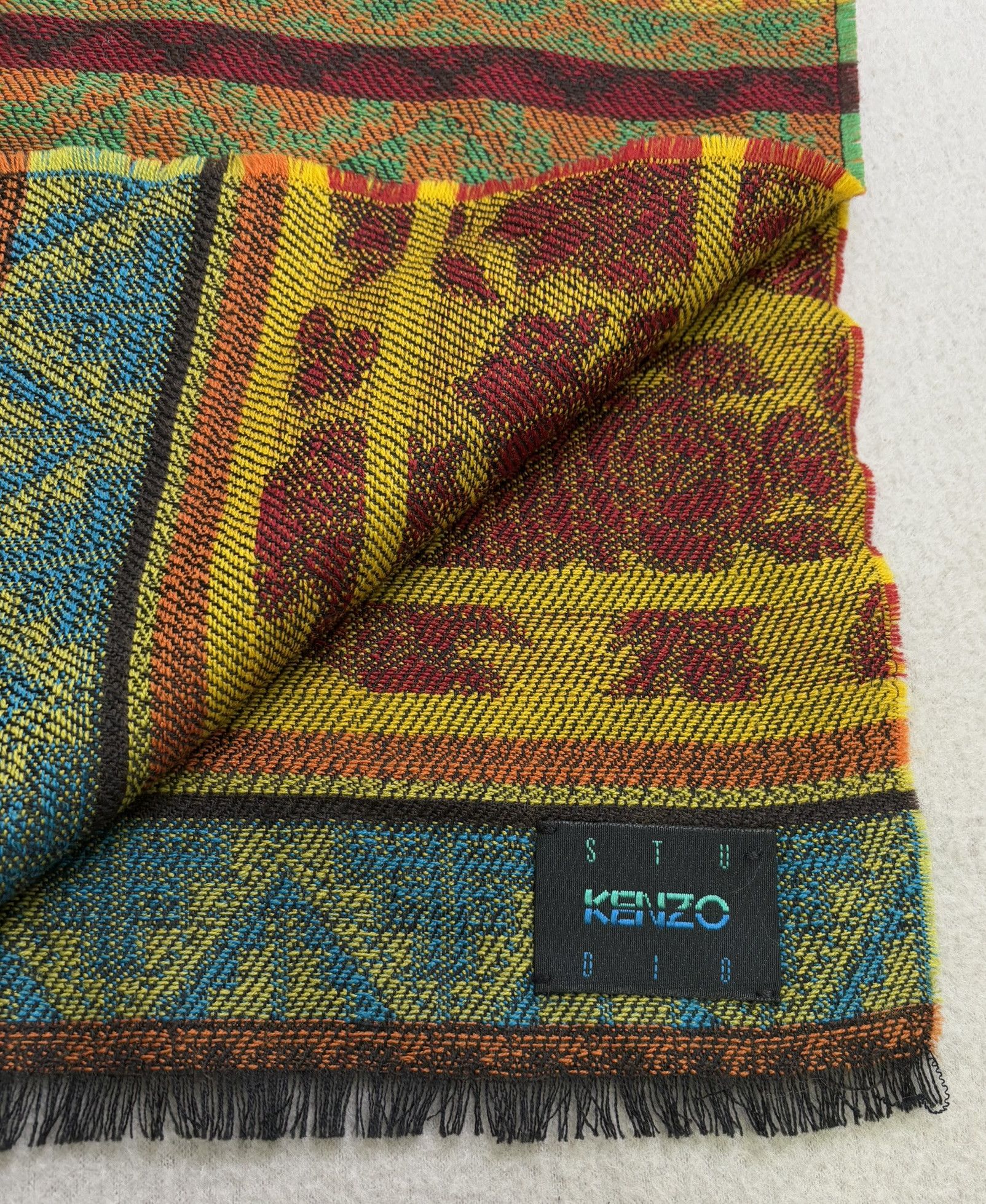 Kenzo × Vintage Kenzo Vintage Scarf Size ONE SIZE - 7 Thumbnail