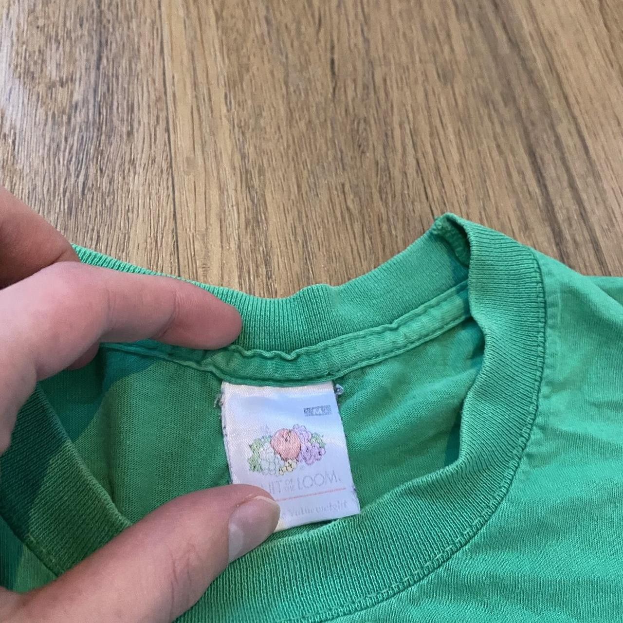 Fruit Of The Loom Green and white Blink 181 t-shirt with a relaxed fit Size US M / EU 48-50 / 2 - 4 Thumbnail