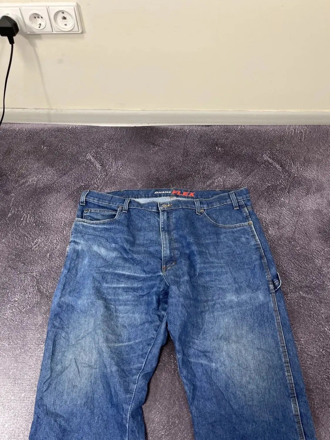 Dickies × Vintage Vintage Dickies USA Faded Blue Denim Hype Baggy Jeans Size US 38 / EU 54 - 6 Thumbnail