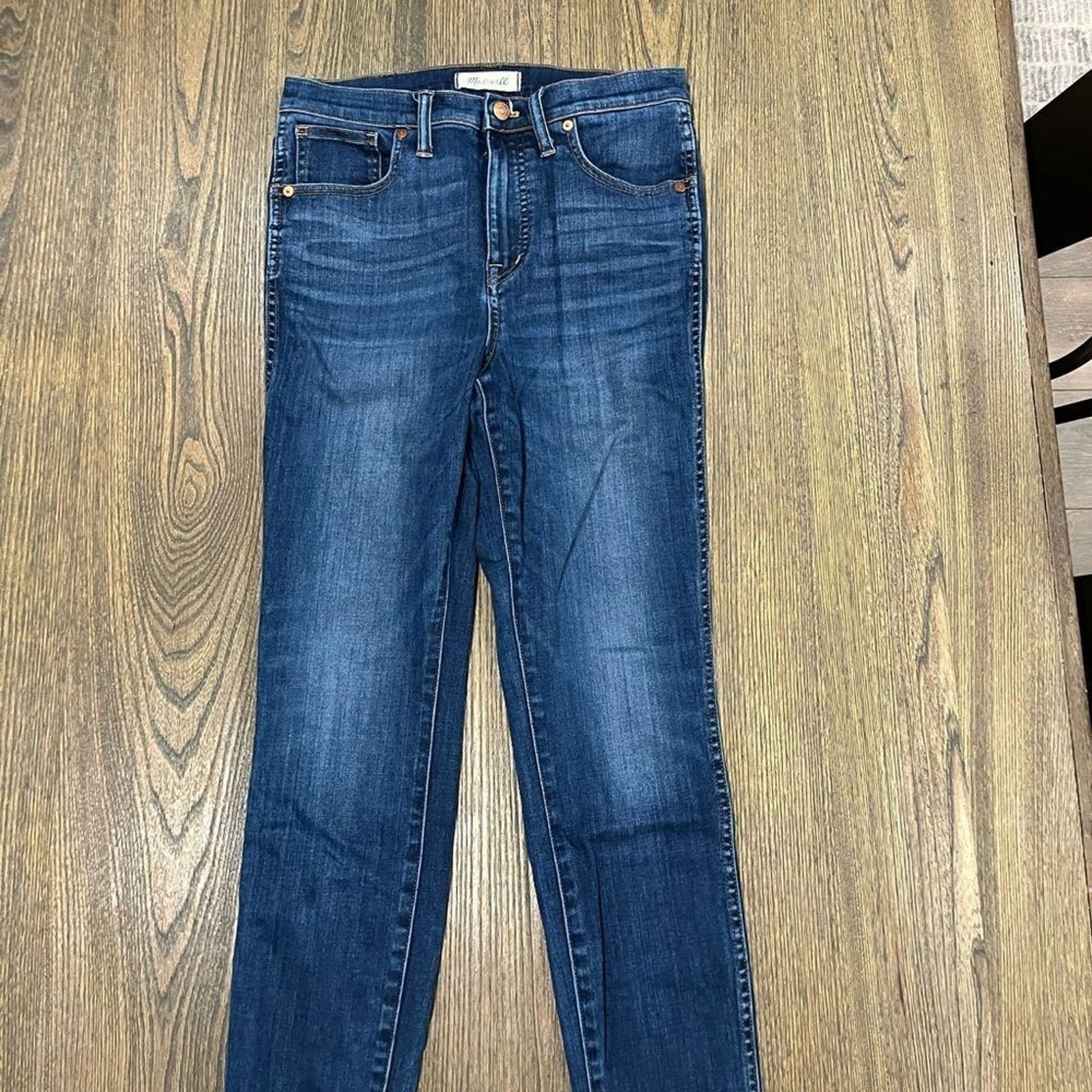 Madewell Madewell Skinny Jeans 10" High-Rise Whisker Denim Size 28 Size 28" / US 6 / IT 42 - 2 Thumbnail
